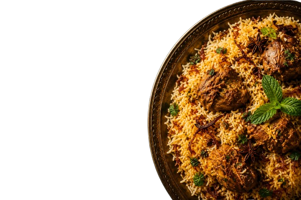 Royal Hyderabadi Dum Biryani Platter